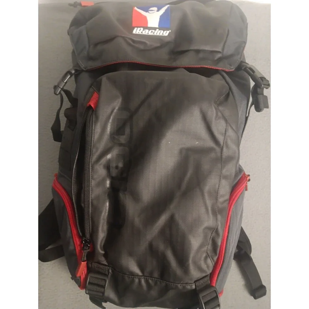 Ogio Throttle iRacing Motorcyle Commuter Weather Resistant Back Pack 27.8 L